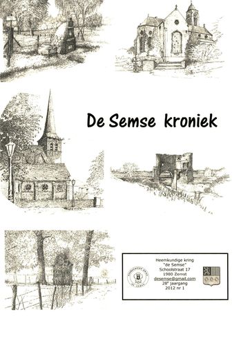 Kaft van Semse Kroniek 2012-1